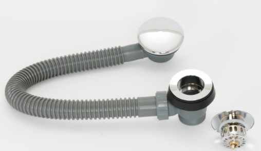 Easy Clean Bath Plug and Waste- Sprung/Clicker - Luxury Bath Click & Waste