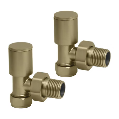 Man. Round | Angled | Brushed Brass