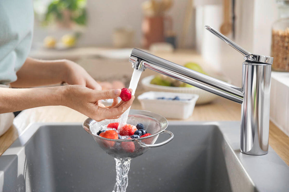 Hansgrohe Zesis M33 Single lever kitchen mixer 150, CoolStart, EcoSelection, 1jet