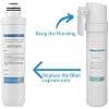 Excel Home - Boiling Water Tap Replacement Carbon Filter Without Housing Set - Replace Filter on Existing Housing (Only Compatible wih Excel Home Filter Housing)