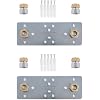 Easy Shower Fixing Plate System | Strong & Leak-Free Valve Connection | for Thermostatic Bar Mixer | Durable, Corrosion-Resistant, Quick & Easy Installation Shower Plate (2 Packs)