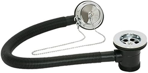 e-Plumb 10903P Plug and Chain Bath Waste, Chrome
