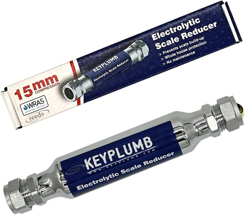 KeyPlumb Scale Reducer 15mm Inline Electrolytic Lime Scale Reducer Compression