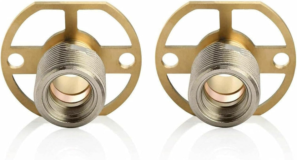 Pair of BSP Wall Mounting Bar Valve Fixing Brackets for Bar Shower Or Bath Mixer Tap