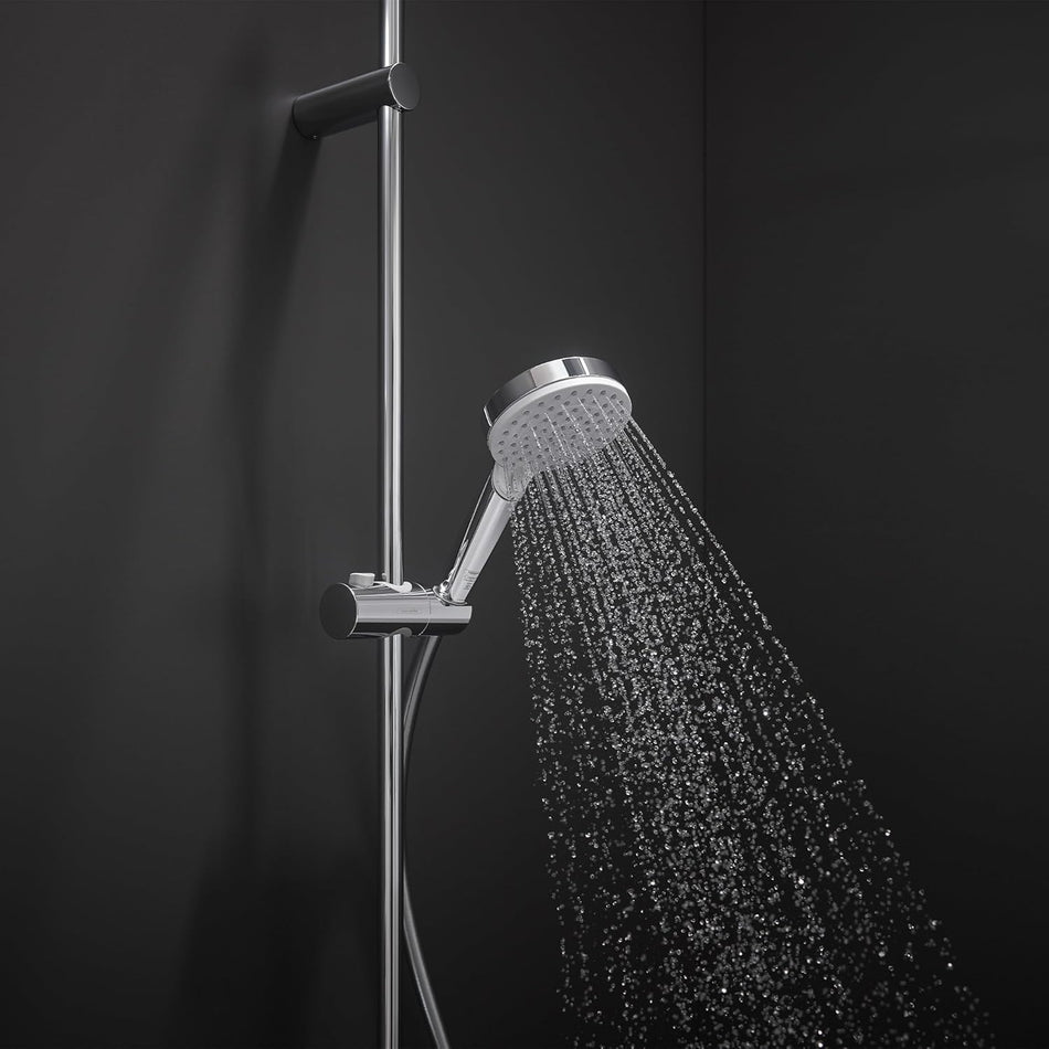 hansgrohe Crometta100 Vario hand shower, 2 sprays, white/chrome, 26330400