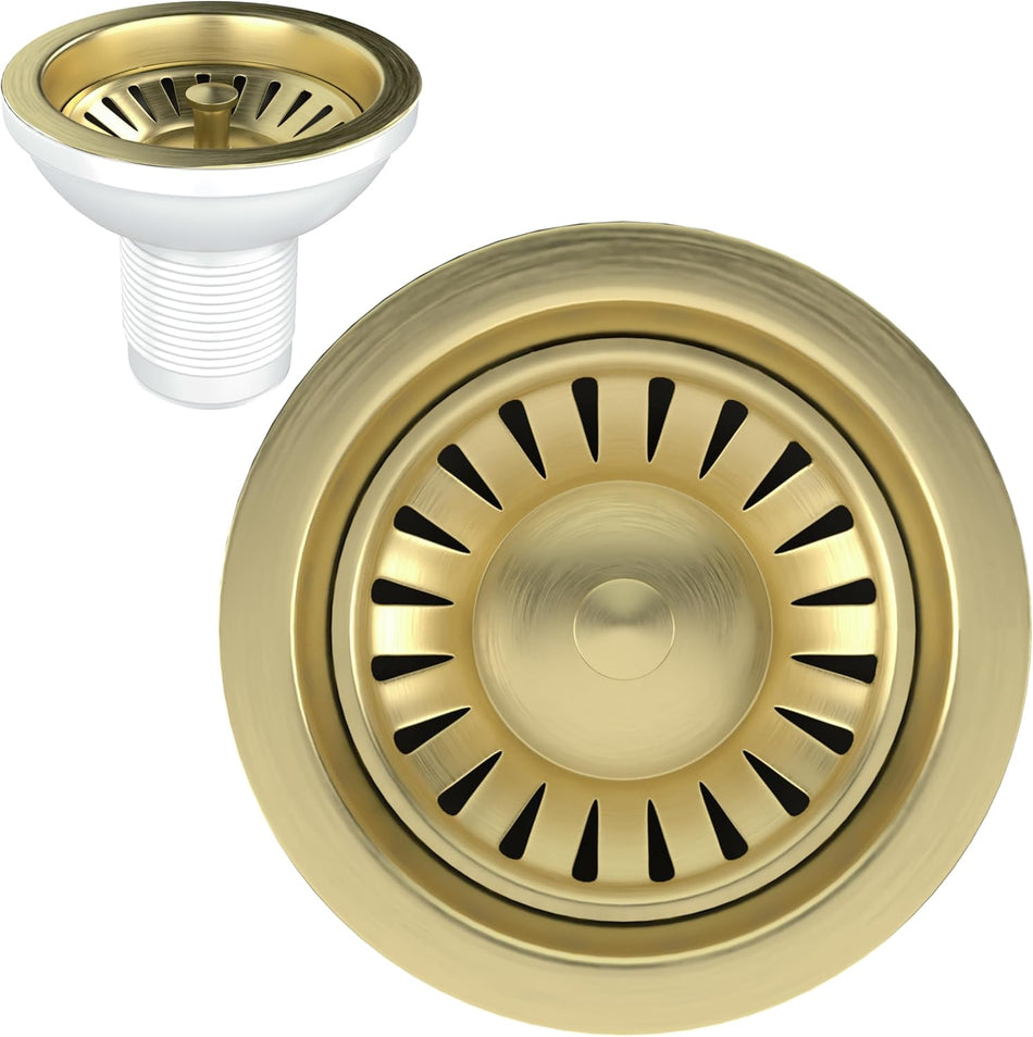 Kitchen Sink Waste 90mm stainless steel sink strainer