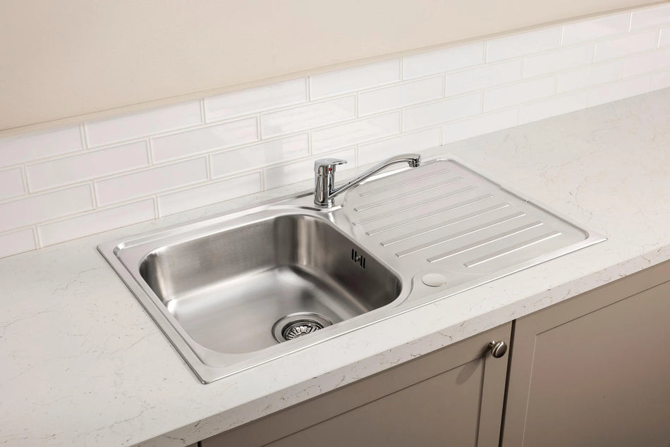 Abode Stria 1B Inset Sink & Hilton Tap Pack