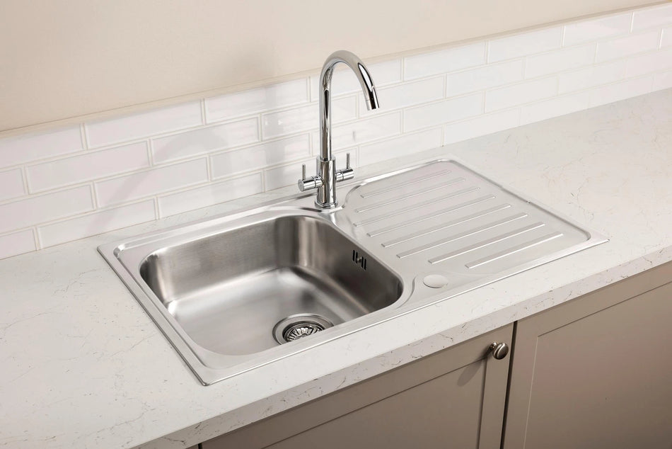 Abode Stria 1B Inset Sink & Marido Tap Pack