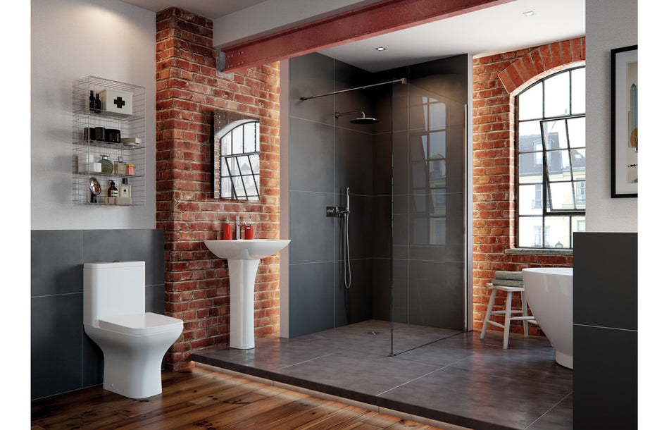 Sederwood 560x450mm 1TH Basin & Full Pedestal