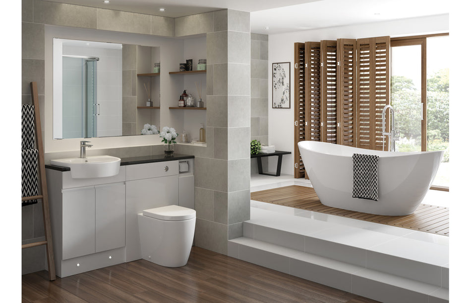 Celanto 555x435mm 1TH Semi Recessed Basin