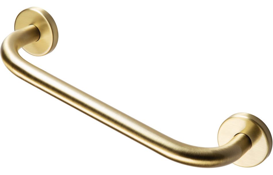 Straight Grab Rail For Bathroom - Brushed Brass