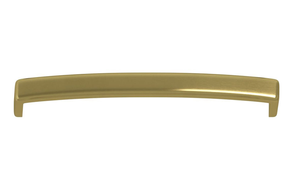 170mm Chunky D-Shape Handle - Brushed Brass
