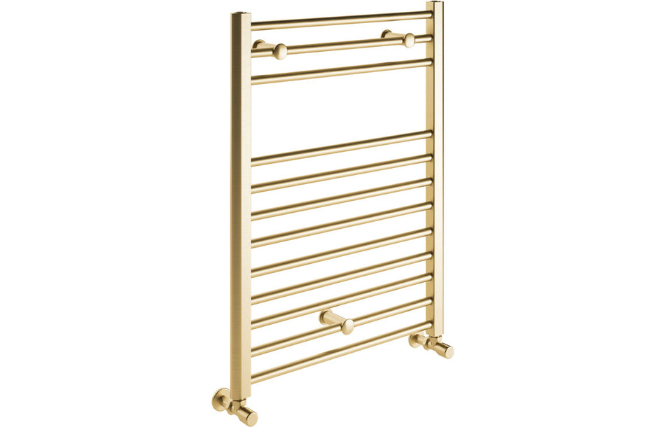 Grade Straight 30mm Ladder Radiator - Brushed Brass