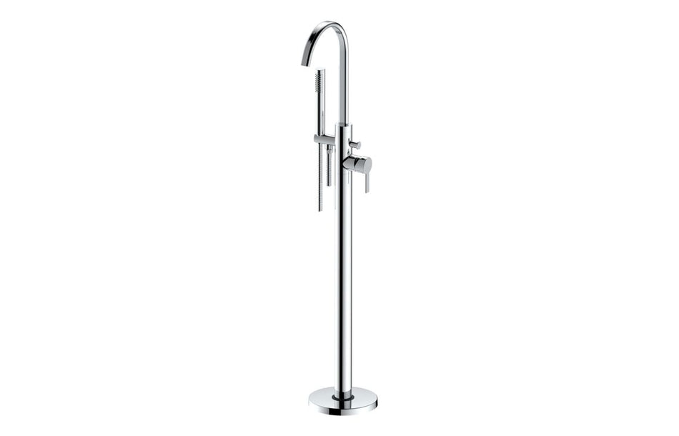 Avola Floor Standing Bath/Shower Mixer - Chrome