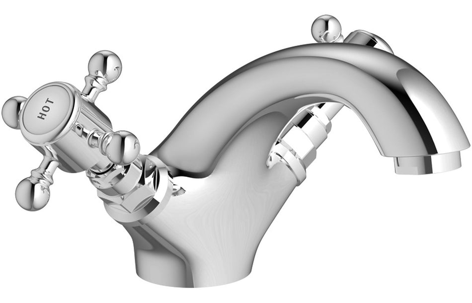 Tedlow Basin Mixer & Pop Up Waste - Chrome