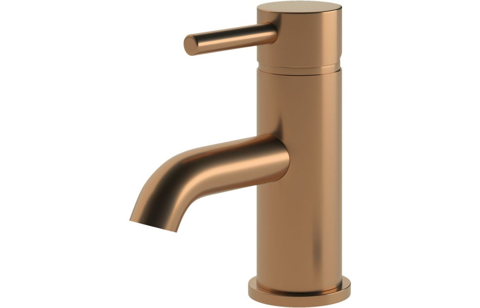 Pescera Basin Mixer & Waste - Brushed Bronze