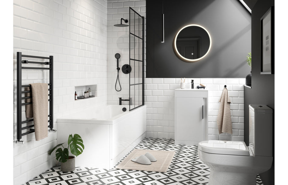 Element 510mm Wall Hung Unit Inc. Basin - White Gloss