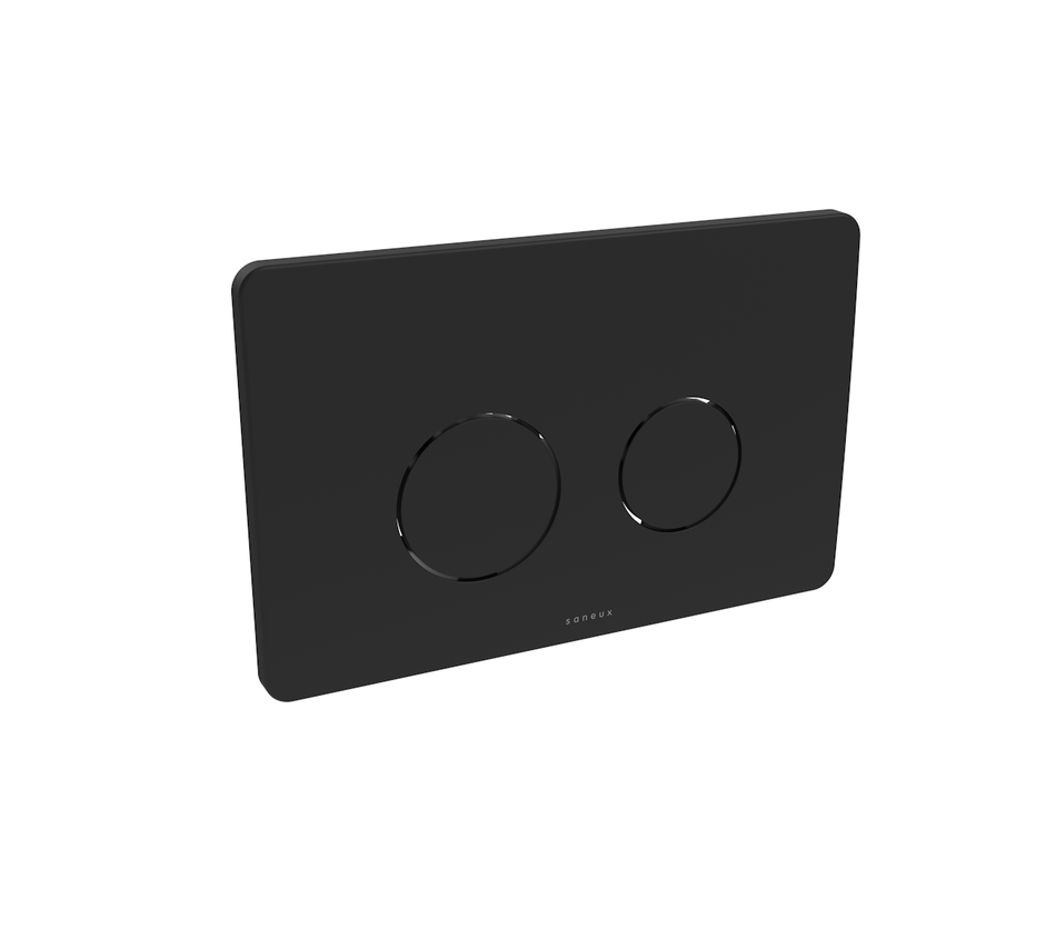 Toiler Flush Plate - FLUSHE 2.0 dot flush plate - Matte Black