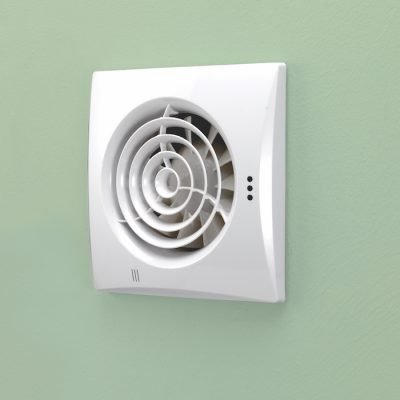 HiB Hush Extractor Fan - Timer &amp; Humidity Sensor