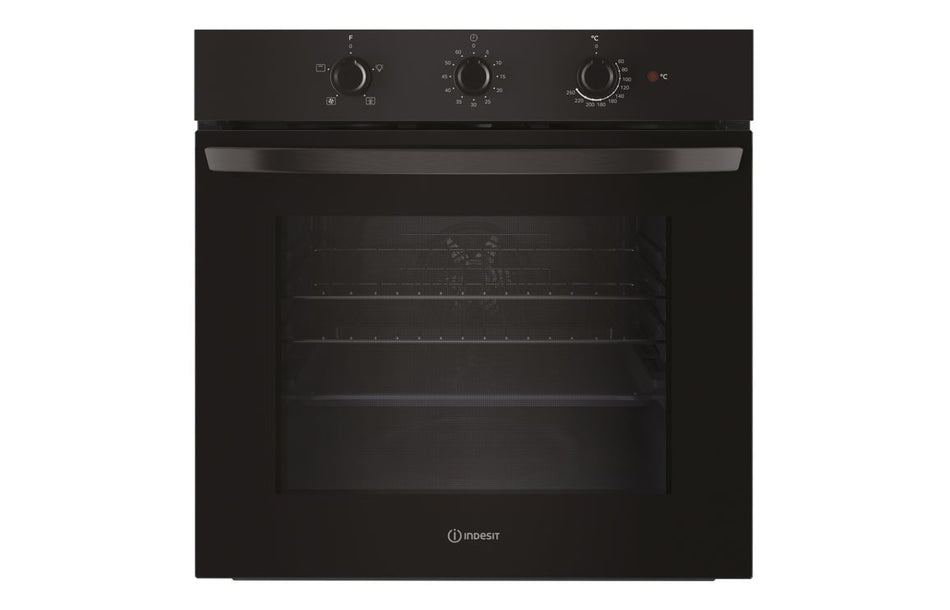 Indesit IO 233 B UK Single Electric Oven - Black