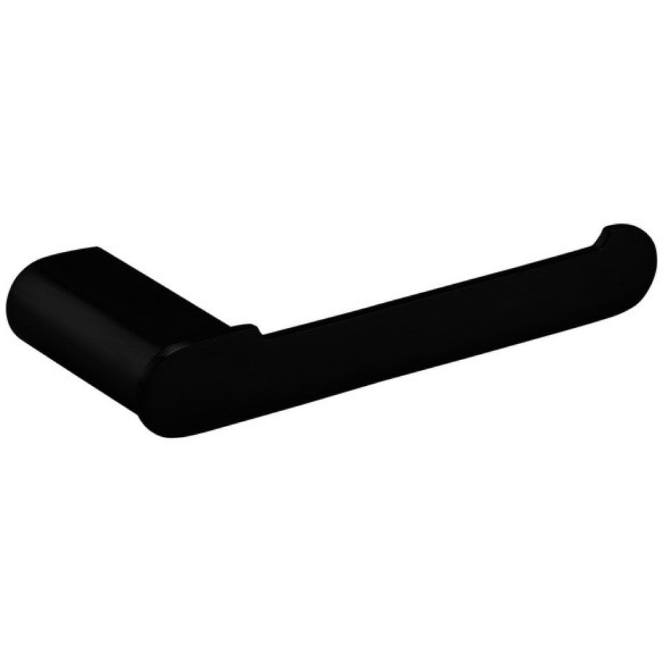 Kartell Nero Round Black Toilet Roll Holder