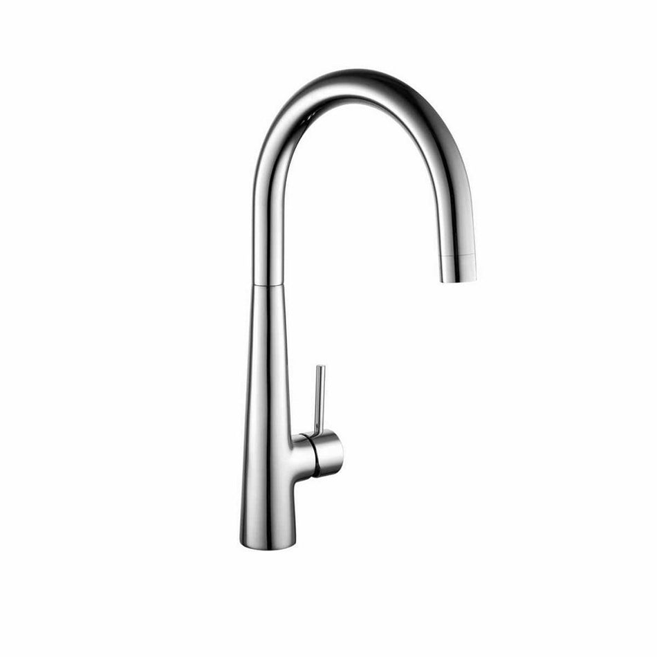 Kartell Single Lever Kitchen Sink Mixer Tap Brushed Steel