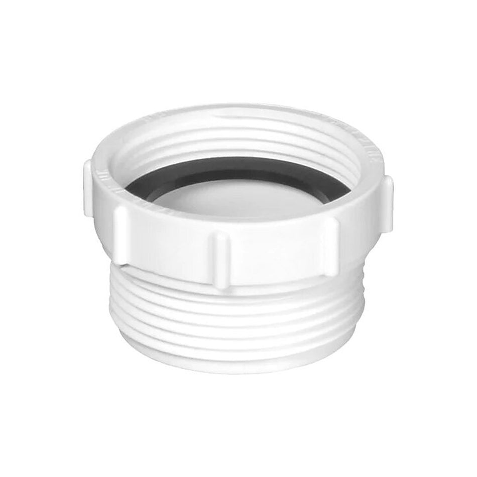 MCALPINE T12A-F 1 1/2" BSP EU / UK COUPLER WHITE 40MM X 40MM