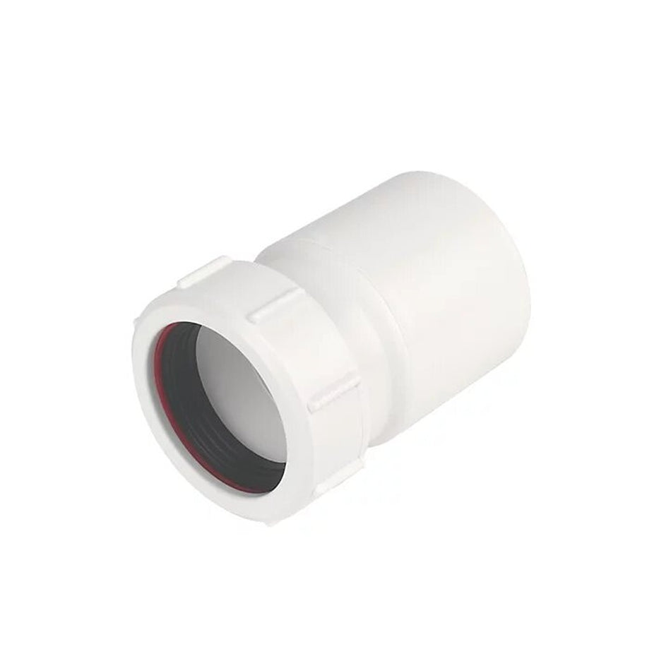 MCALPINE ZT26L COMPRESSION STRAIGHT REDUCER WHITE 50MM X 40MM