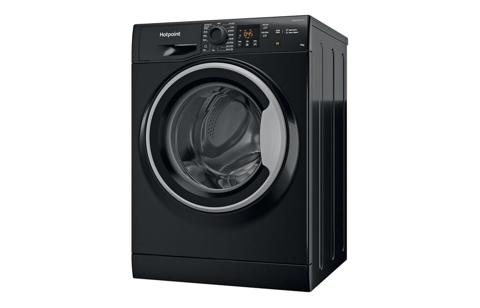Hotpoint 10kg Freestanding Black Washing Machine – A Rated - 10-Year Guarantee