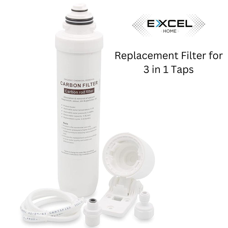 Carbon Water Filter with Housing Set - Best Replacement Filter