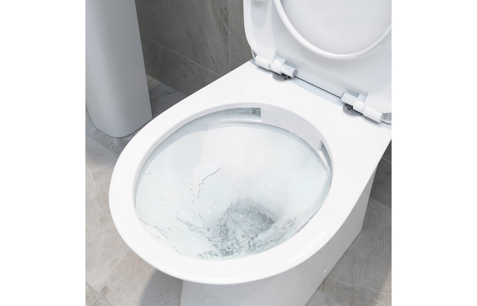 Rimless Back To Wall WC & Soft Close Seat