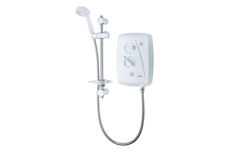 Triton T80ZFF Electric Shower - White/Chrome