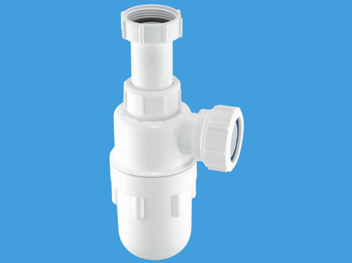 75mm Water Seal Adjustable Inlet Bottle Trap with Multifit Outlet | A10A