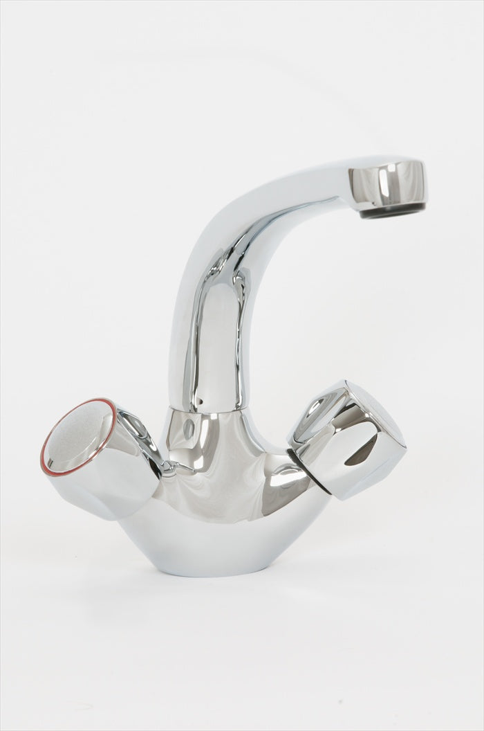 Skara Mono Basin Mixer Tap - Kitchen Sink Mixer Tap in Chrome