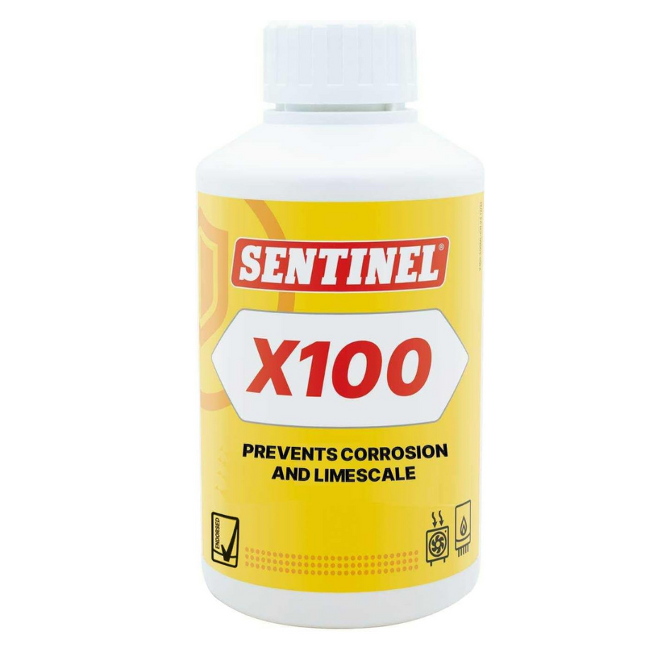 Sentinel X100 Inhibitor 500ml Prevents Limescale and Corrosion Super Concentrate Inhibitor for Central Heating Systems