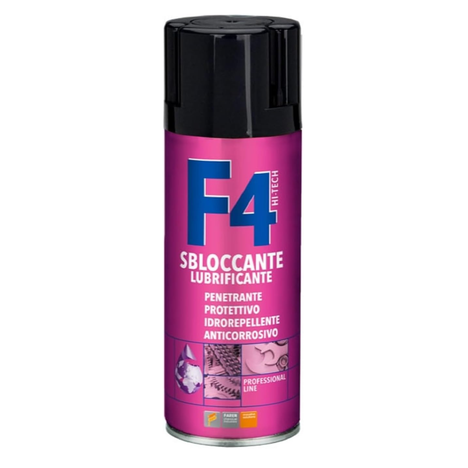 FAREN Multi-Purpose Spray 'F4' Unlocks & Protects, Cleans & Lubricates. Resists Sea Water. 1000ml, 1kg, Multi-Purpose Lubricant