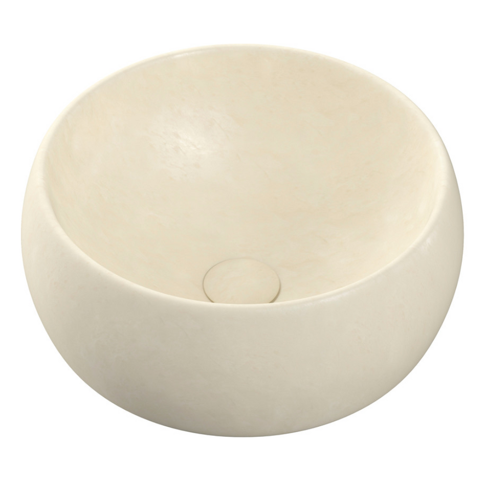 Haik 400mm Ceramic Washbowl - Stone Effect