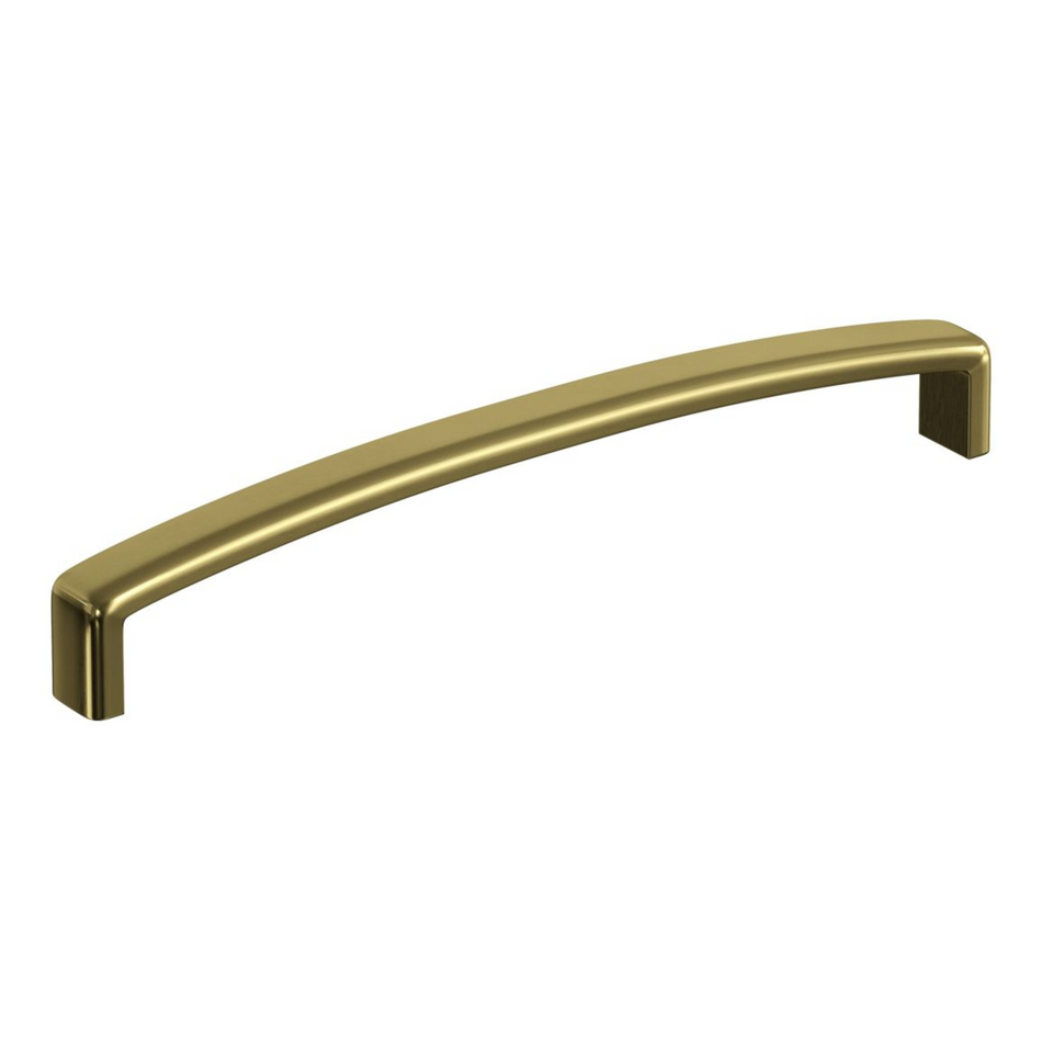 170mm Chunky D-Shape Handle - Brushed Brass
