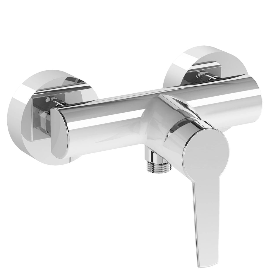 VitrA Solid S Wall Mounted Shower Mixer - Chrome
