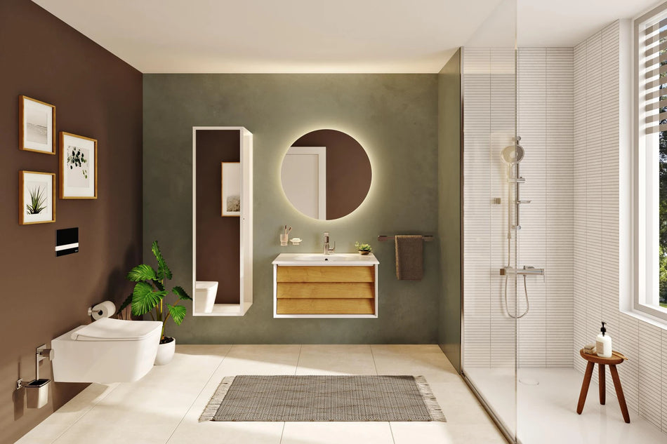 VitrA Leaf chrome waste set cover, round disc style
