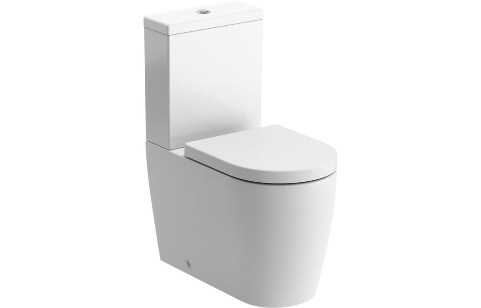 Soft Close Toilet Seat – White UF Material, Quick Release, Easy Clean, Anti-Bacterial Hinges