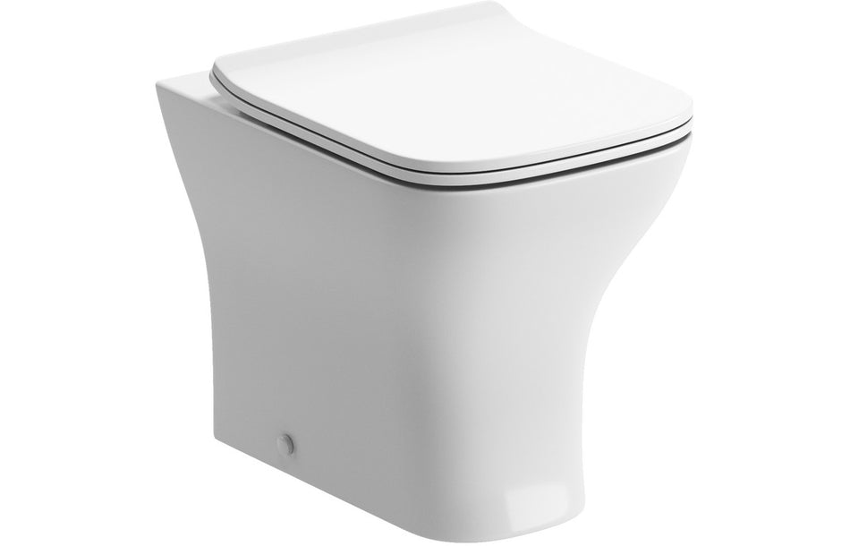 Rimless Back To Wall WC & Slim Soft Close Seat