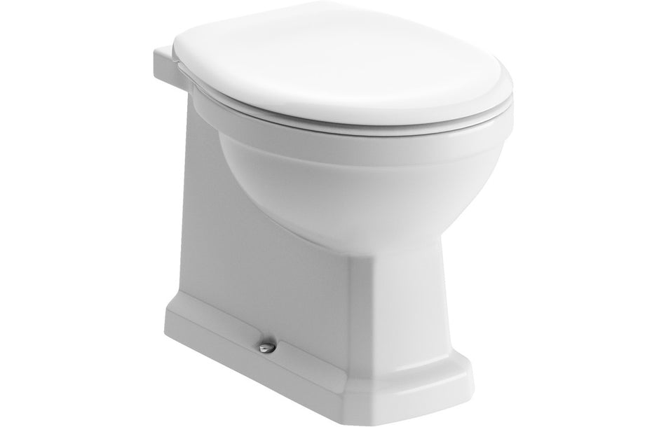 Back To Wall Toilet WC & Soft Close Seat