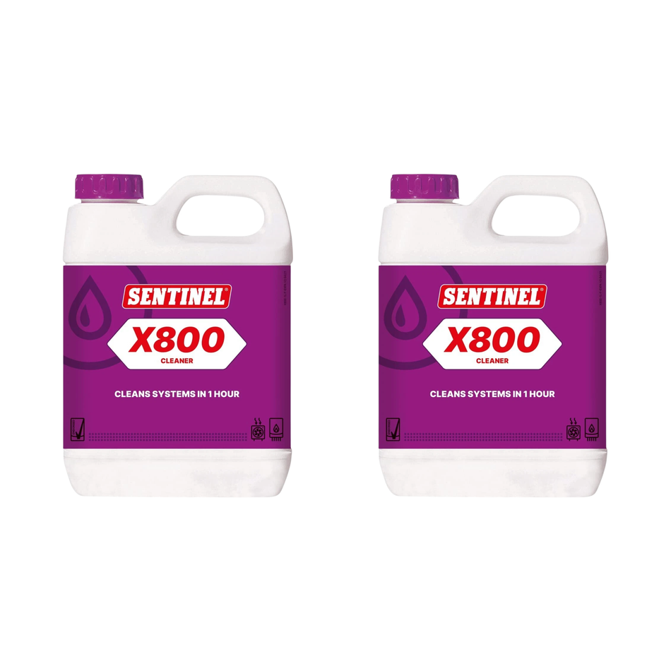 Sentinel X800 Fast Acting Cleaner – Rapid Corrosion & Limescale Removal for Older Heating Systems