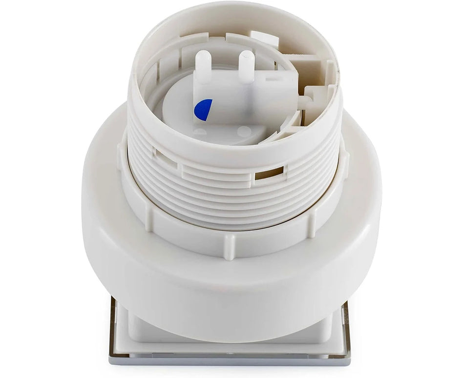 Toilet Flush Button Replacement - (Square 72mm – Chrome)