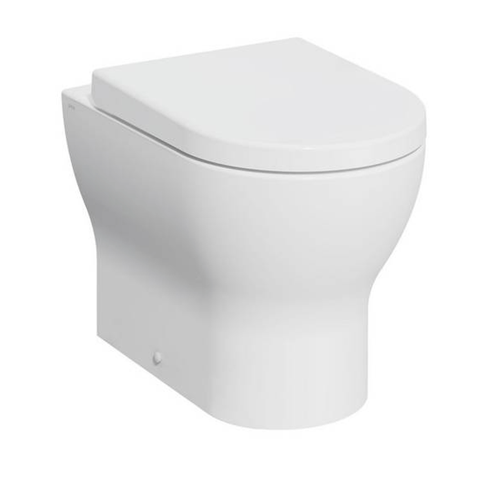 Kartell Eklipse Rimless Back to Wall Toilet Pan - White