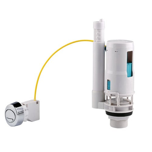 KeyPlumb 1.5" Cable Dual Flush Valve – 350mm Cable with 2" Outlet Adaptor | WRAS Approved