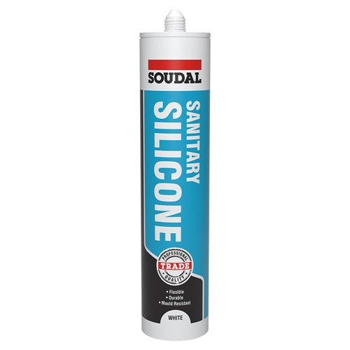 Sanitary Silicone with Fungicide - White - 290ml