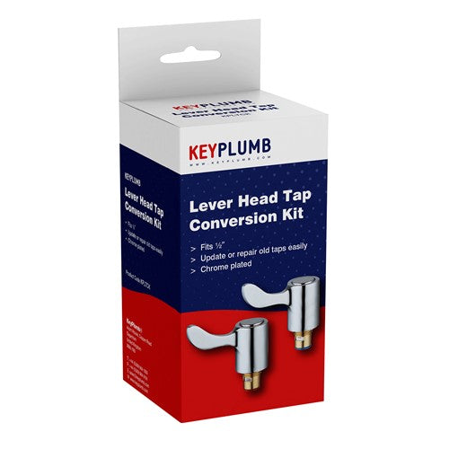 KeyPlumb Lever Head Tap Conversion Kit – Fits 1/2"