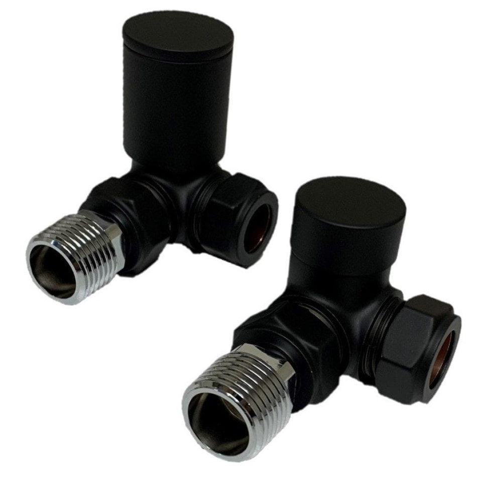 Corner Valve 15mm (Pair) - Black
